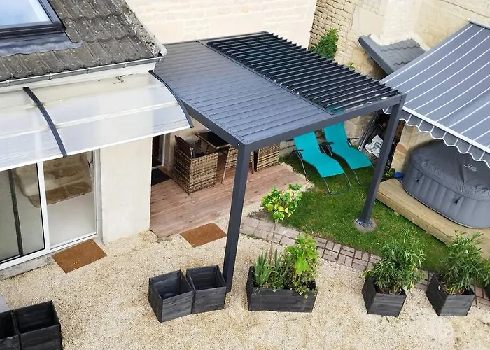 בית נופש Bulles Et Belle Etoile Proche De Caen *